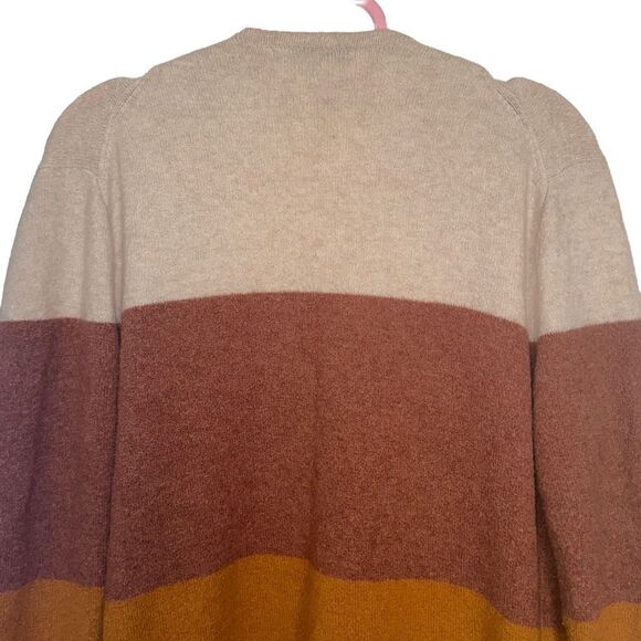 Madewell Oversized Kent Striped Cardigan Sweater in Coziest Yarn | XXS - Picture 9 of 12